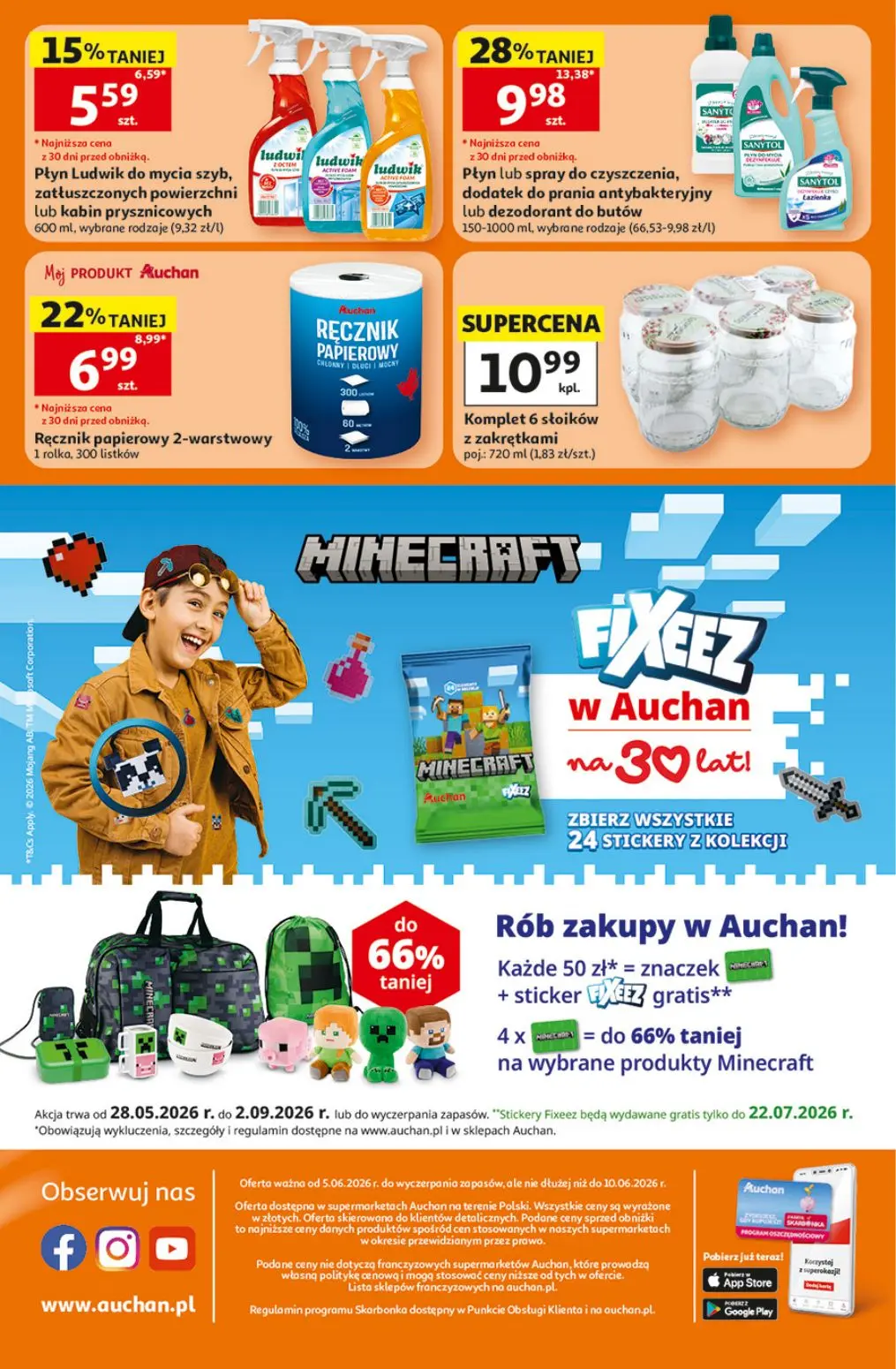 gazetka promocyjna Auchan Supermarket Oszczędni potrafią wyczekać okazję - Strona 8