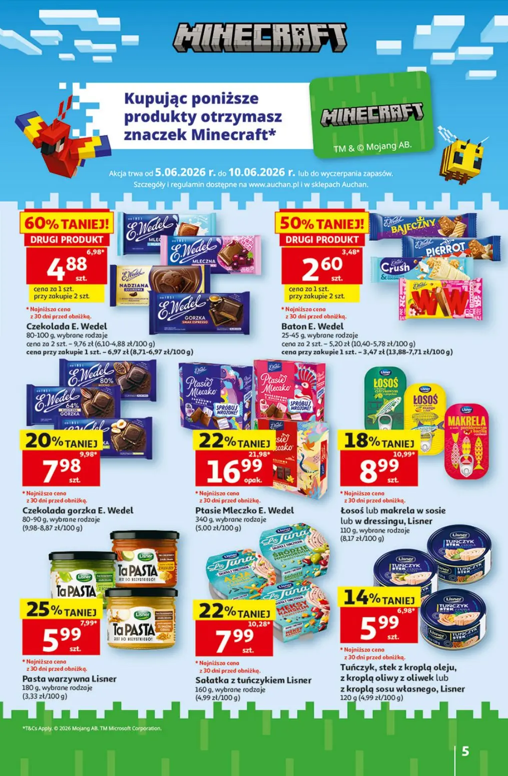 gazetka promocyjna Auchan Oszczędni potrafią wyczekać okazję - Strona 5