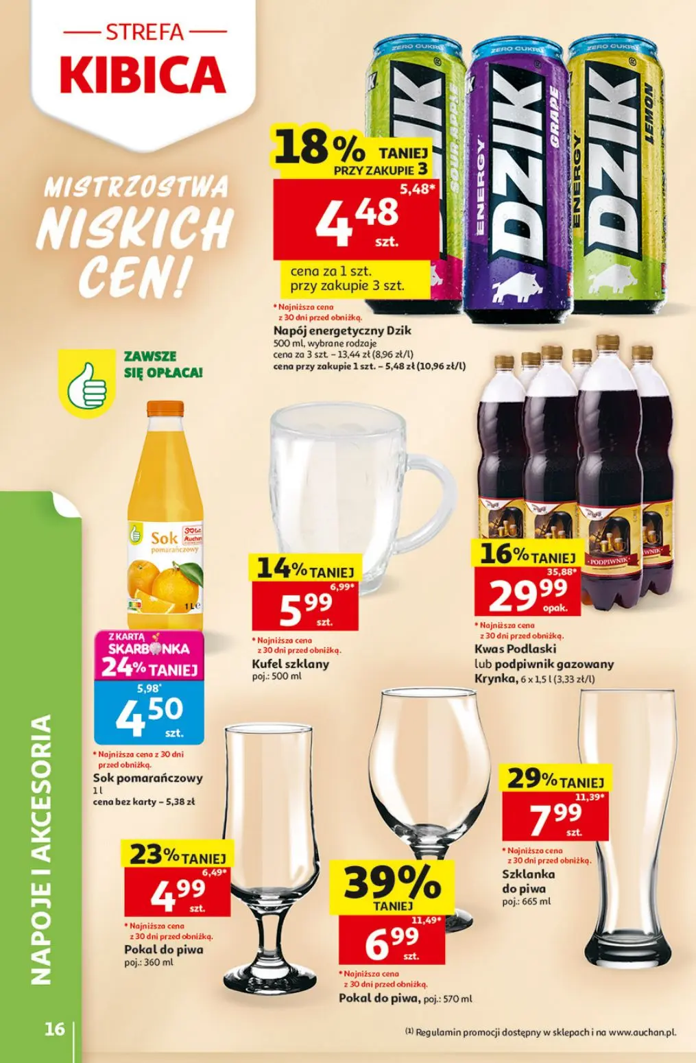 gazetka promocyjna Auchan Oszczędni potrafią wyczekać okazję - Strona 16