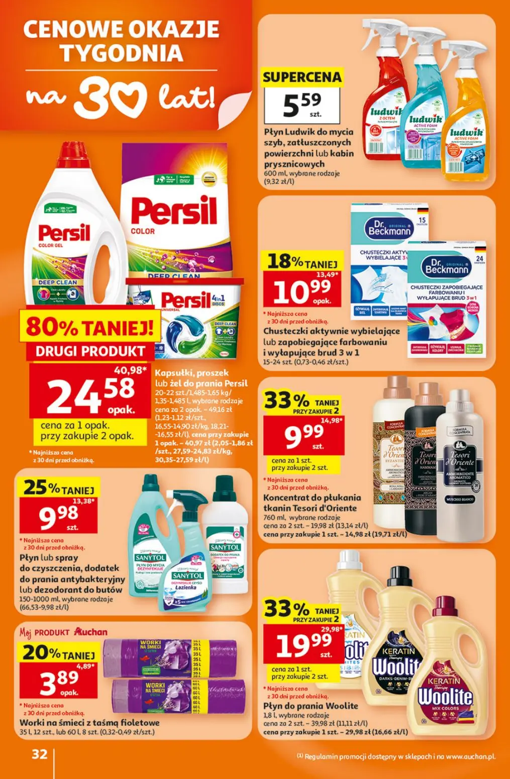gazetka promocyjna Auchan Oszczędni potrafią wyczekać okazję - Strona 32