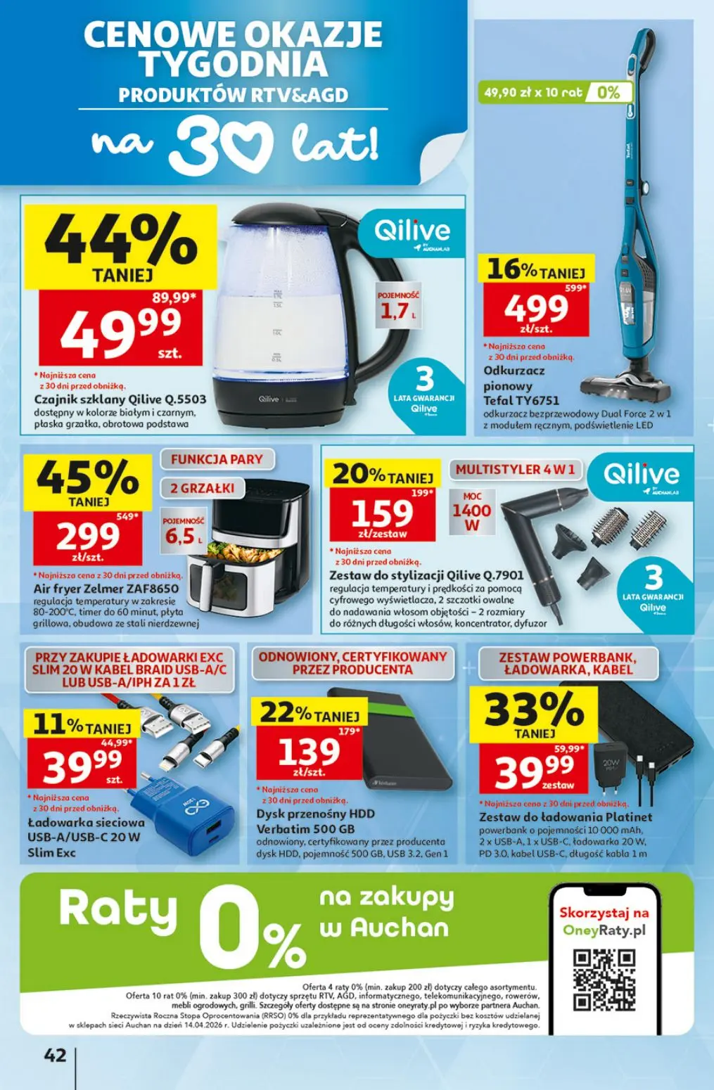 gazetka promocyjna Auchan Oszczędni potrafią wyczekać okazję - Strona 42