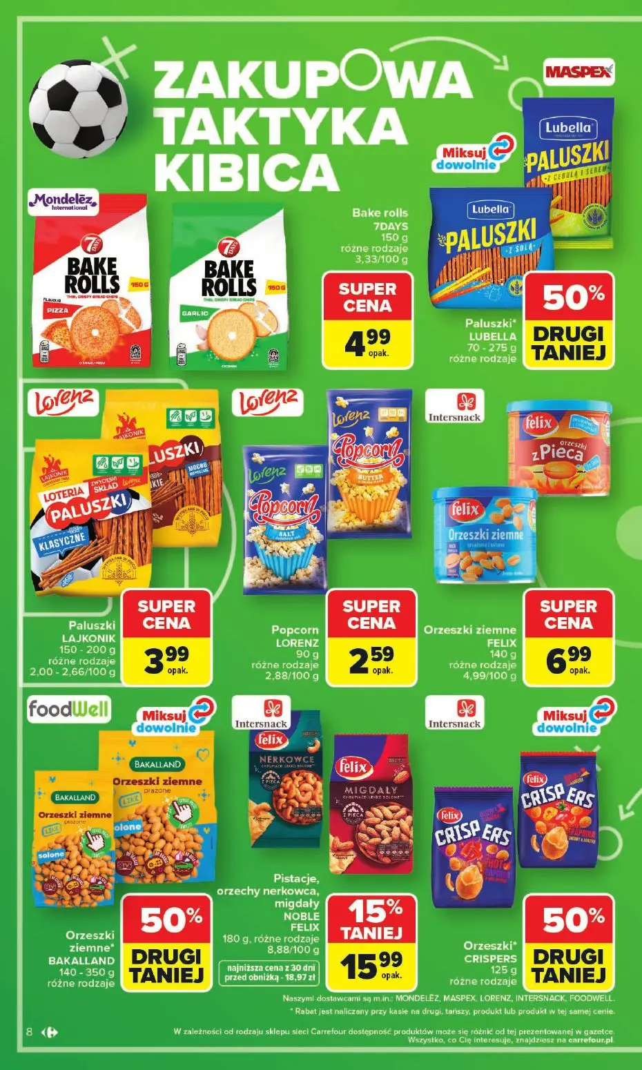 gazetka promocyjna Carrefour Zakupowa taktyka kibica - Strona 8
