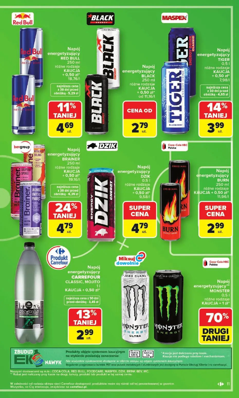 gazetka promocyjna Carrefour Zakupowa taktyka kibica - Strona 11