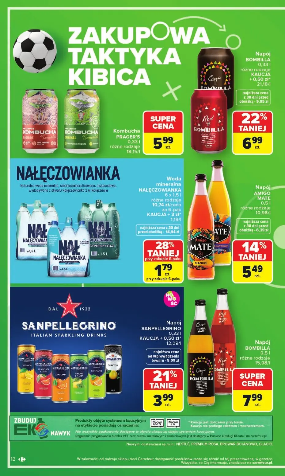 gazetka promocyjna Carrefour Zakupowa taktyka kibica - Strona 12