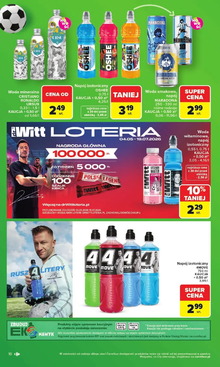 gazetka promocyjna Carrefour Zakupowa taktyka kibica - Strona 18