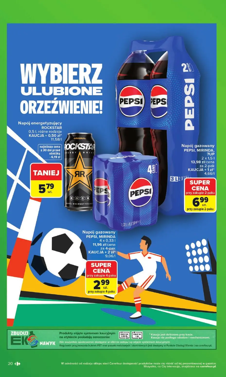 gazetka promocyjna Carrefour Zakupowa taktyka kibica - Strona 20