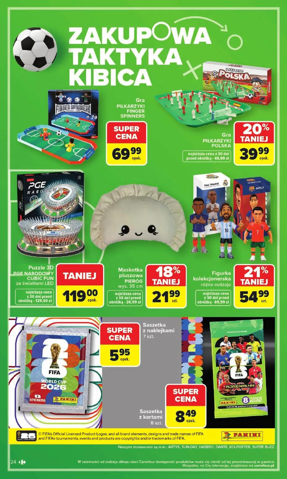 gazetka promocyjna Carrefour Zakupowa taktyka kibica - Strona 24