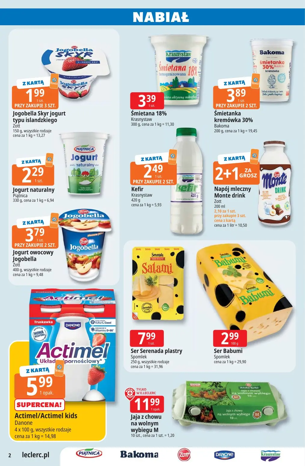gazetka promocyjna E.Leclerc Wybór w dobrej cenie - Strona 2
