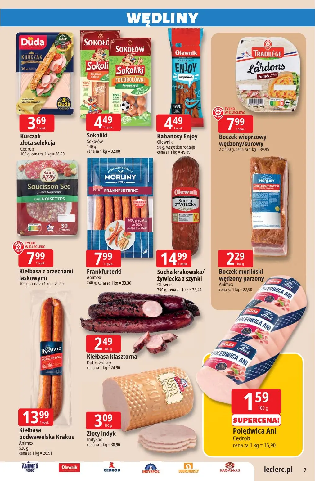 gazetka promocyjna E.Leclerc Wybór w dobrej cenie - Strona 7