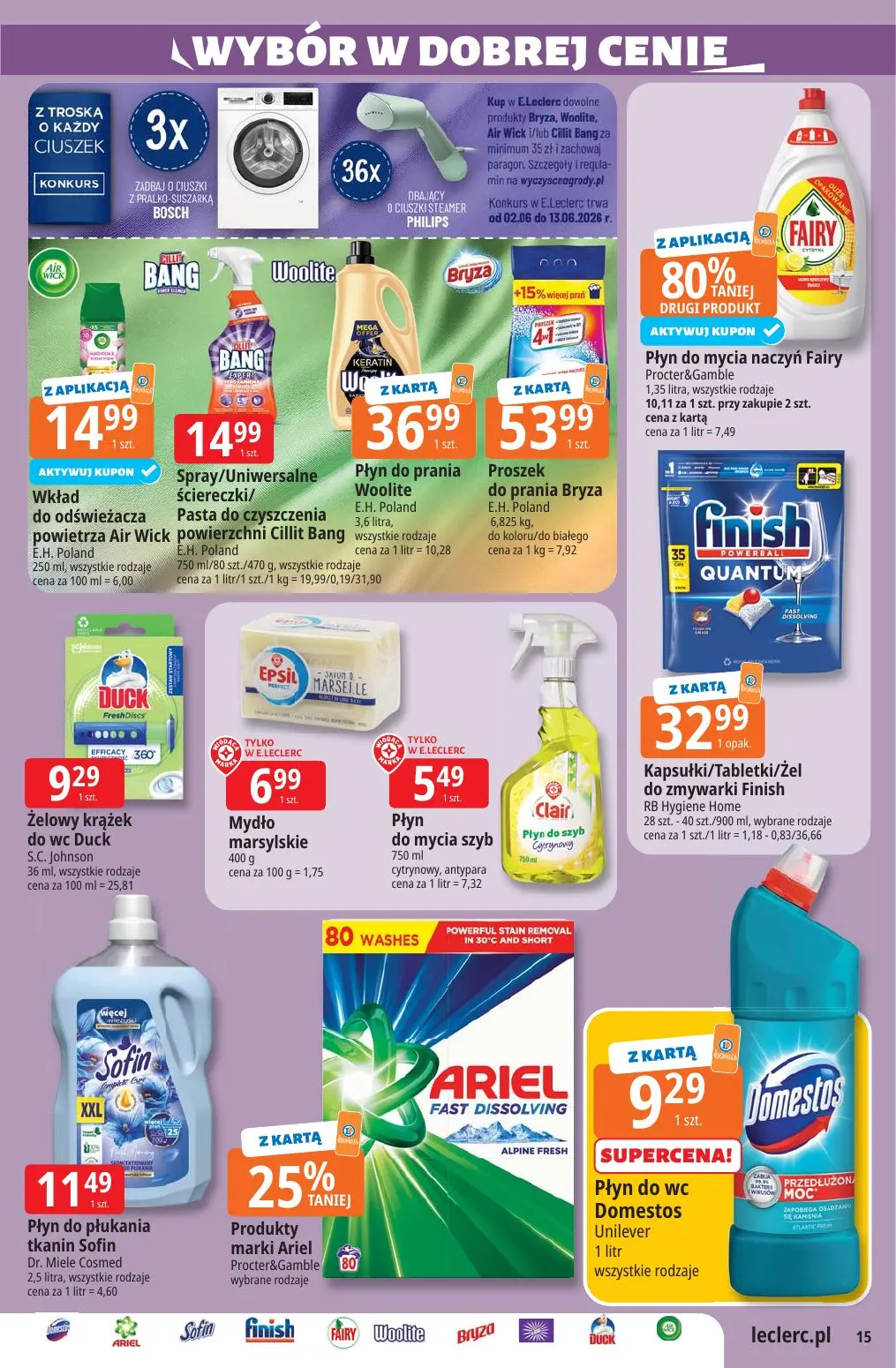 gazetka promocyjna E.Leclerc Wybór w dobrej cenie - Strona 15