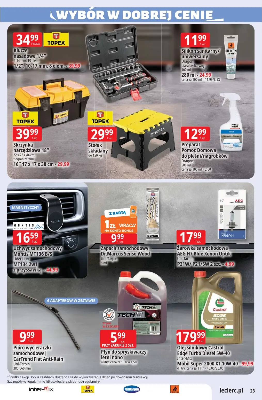 gazetka promocyjna E.Leclerc Wybór w dobrej cenie - Strona 23