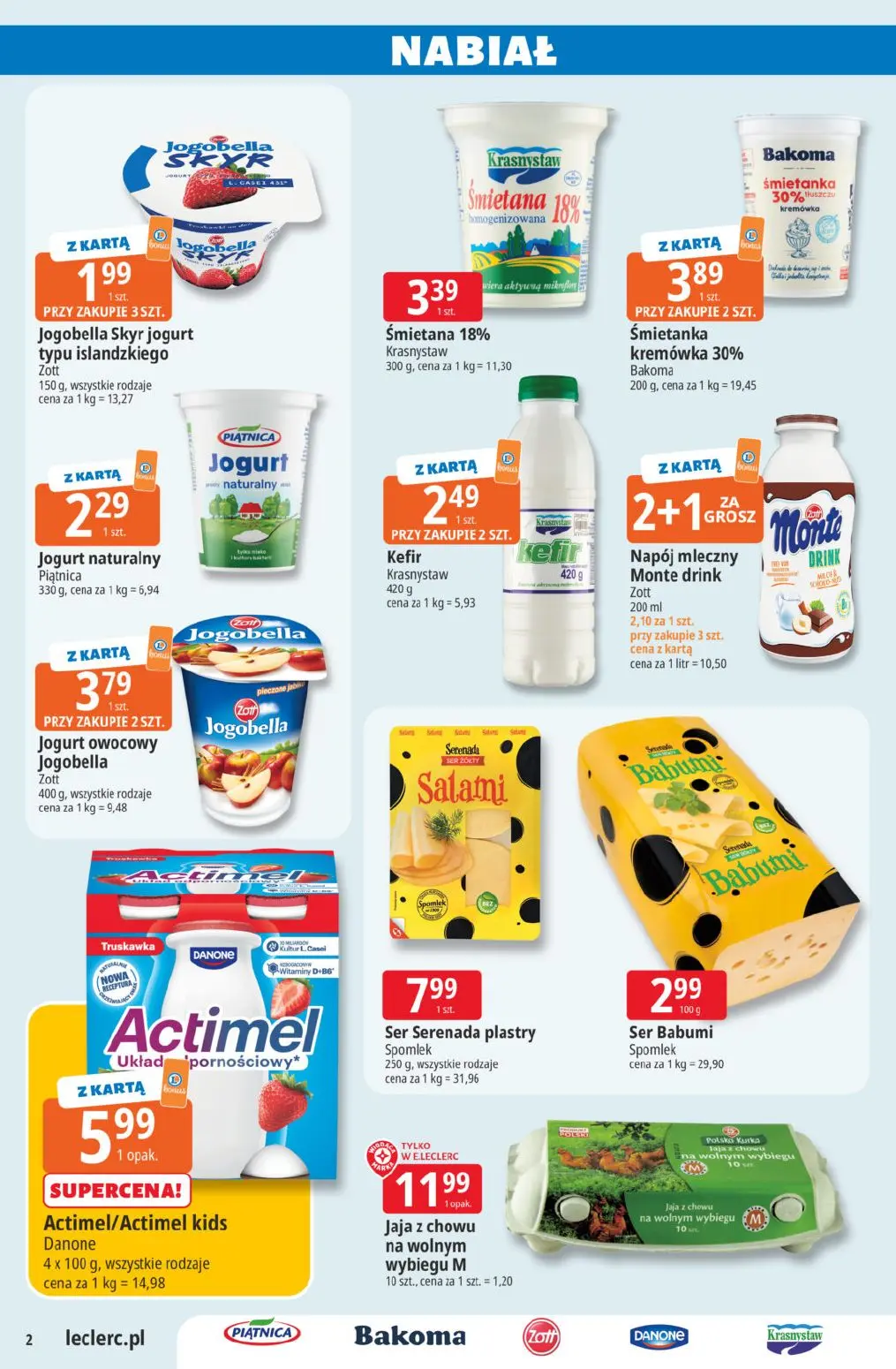 gazetka promocyjna E.Leclerc Wybór w dobrej cenie - Strona 2