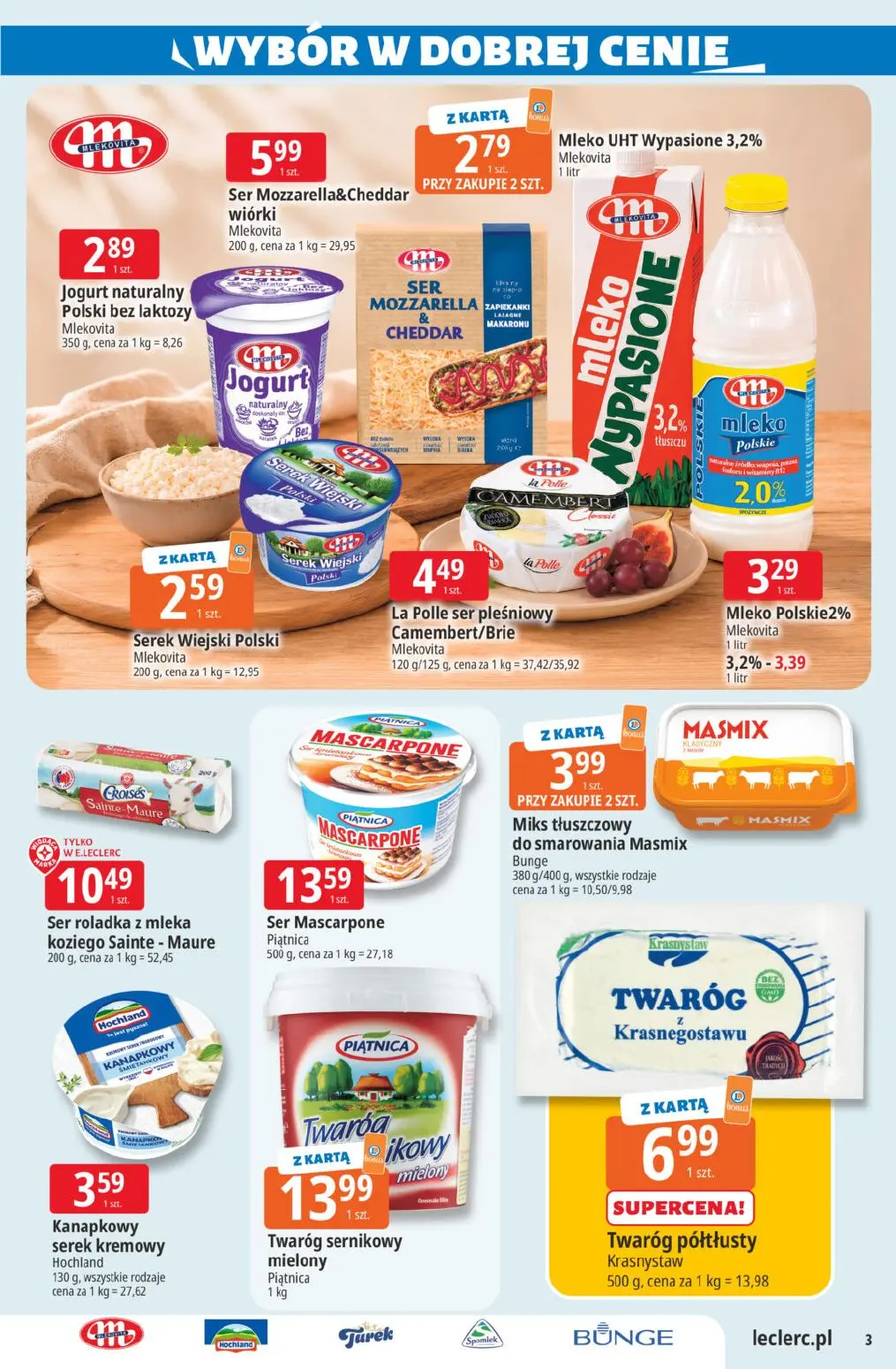 gazetka promocyjna E.Leclerc Wybór w dobrej cenie - Strona 3