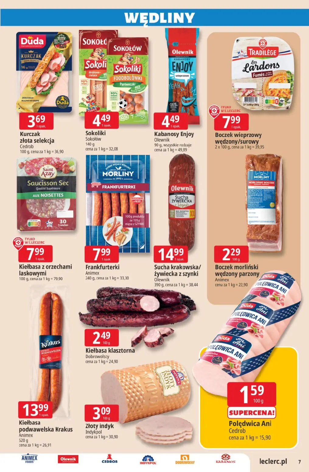 gazetka promocyjna E.Leclerc Wybór w dobrej cenie - Strona 7