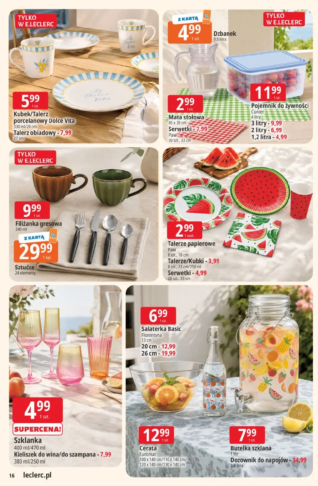 gazetka promocyjna E.Leclerc Wybór w dobrej cenie - Strona 16