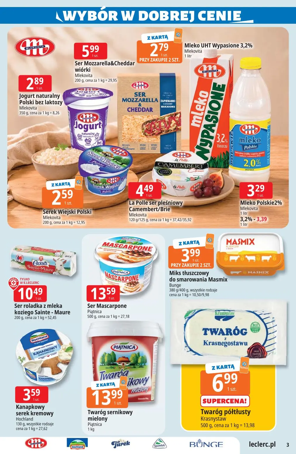 gazetka promocyjna E.Leclerc Wybór w dobrej cenie - oferta rozszerzona - Strona 3