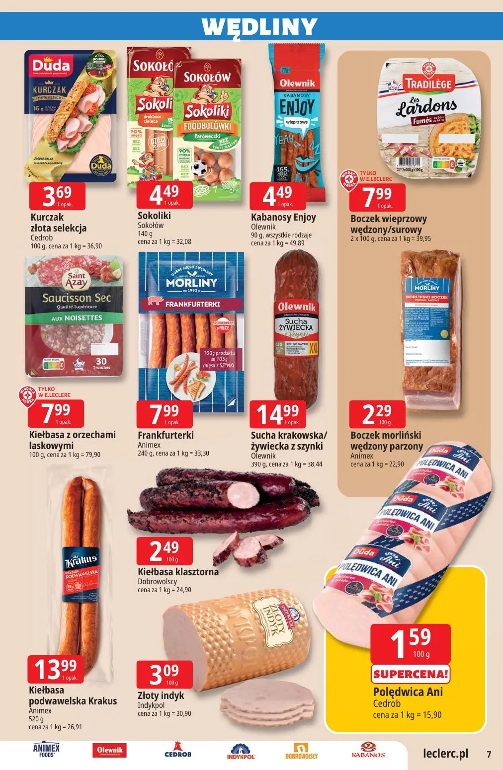 gazetka promocyjna E.Leclerc Wybór w dobrej cenie - oferta rozszerzona - Strona 7