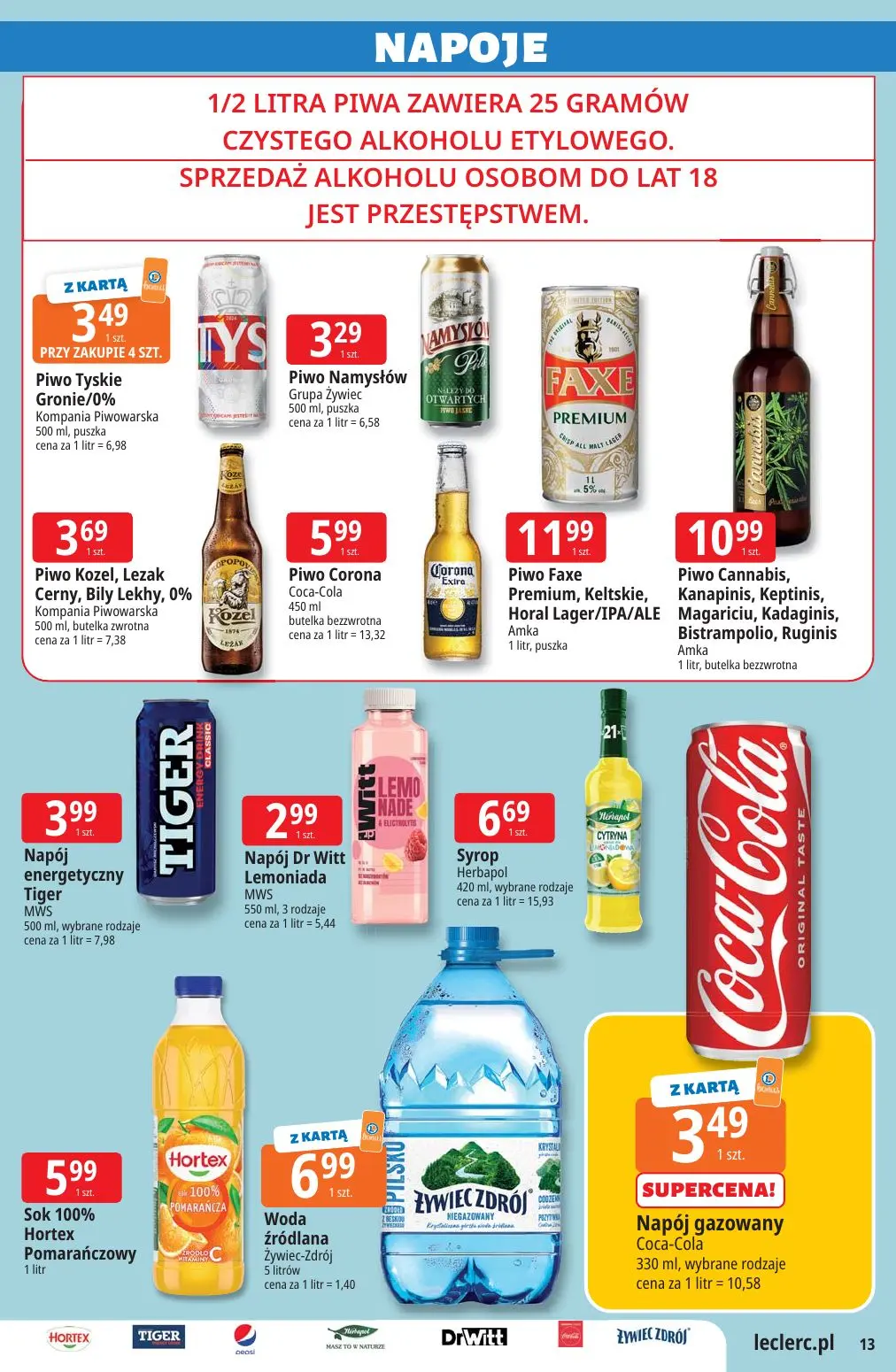 gazetka promocyjna E.Leclerc Wybór w dobrej cenie - oferta rozszerzona - Strona 13