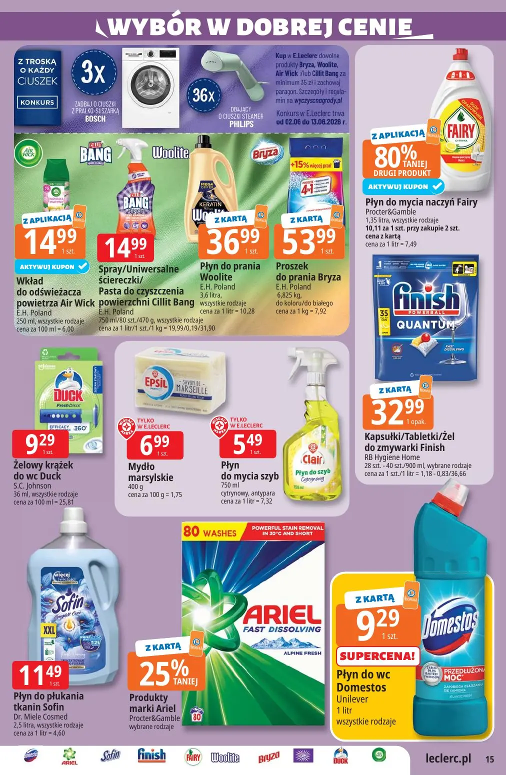gazetka promocyjna E.Leclerc Wybór w dobrej cenie - oferta rozszerzona - Strona 15