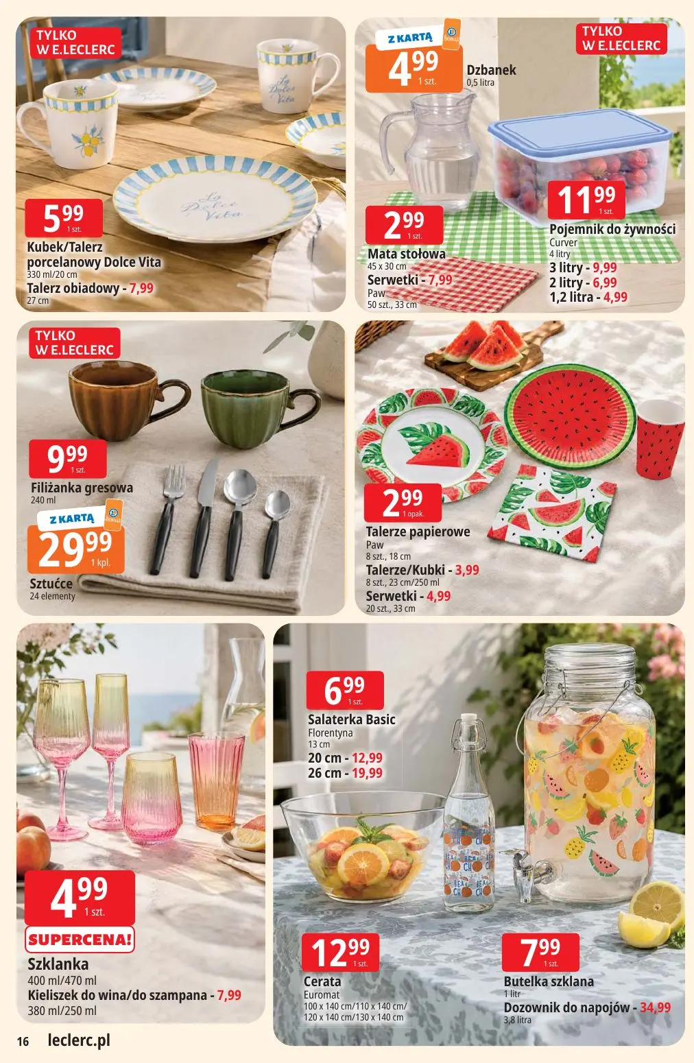 gazetka promocyjna E.Leclerc Wybór w dobrej cenie - oferta rozszerzona - Strona 16