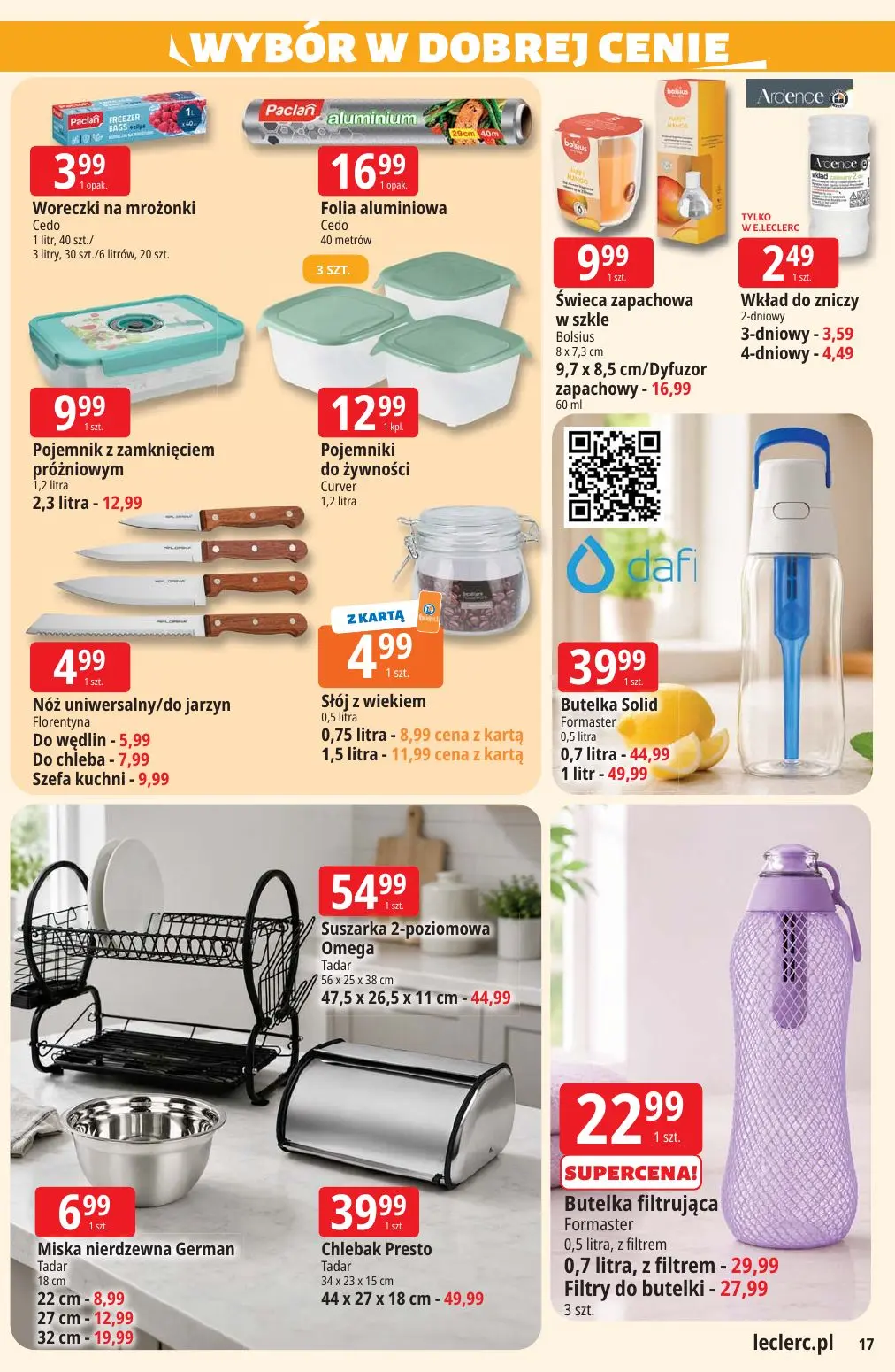 gazetka promocyjna E.Leclerc Wybór w dobrej cenie - oferta rozszerzona - Strona 17