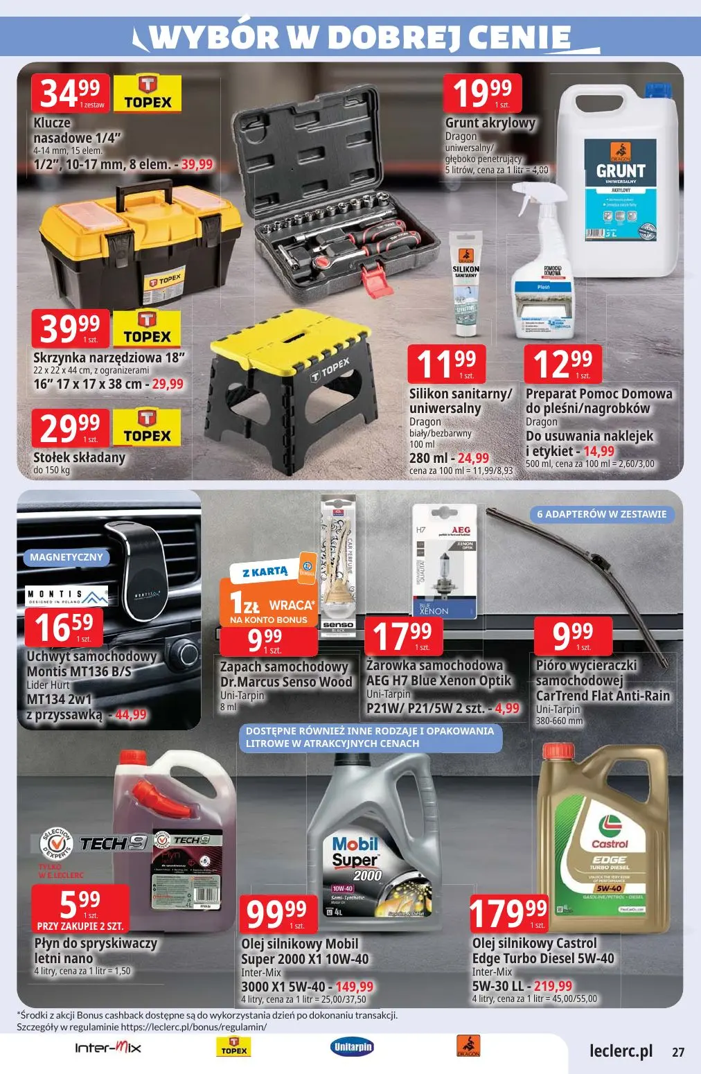gazetka promocyjna E.Leclerc Wybór w dobrej cenie - oferta rozszerzona - Strona 27