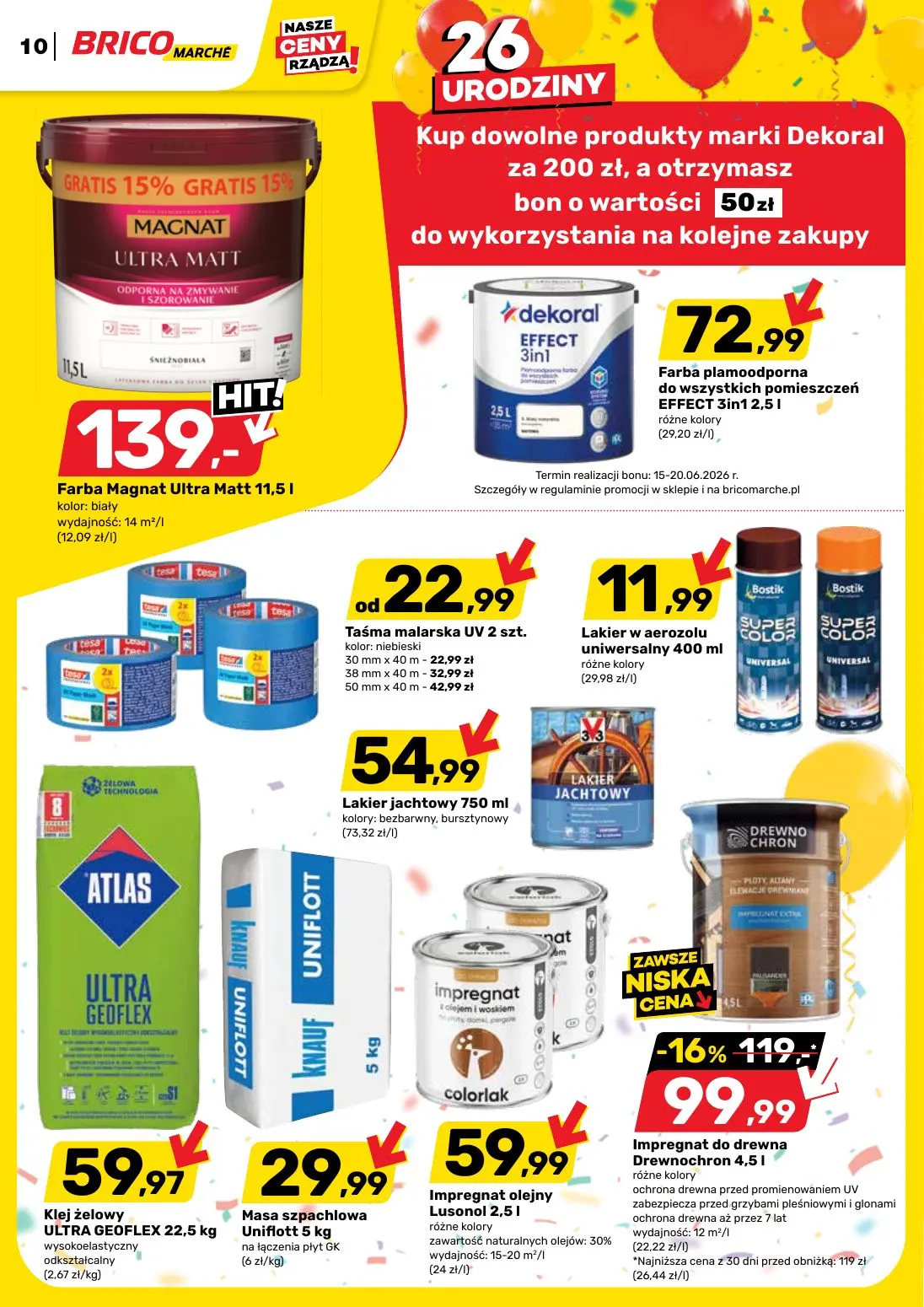 gazetka promocyjna BRICOMARCHE 26 urodziny - Strona 10
