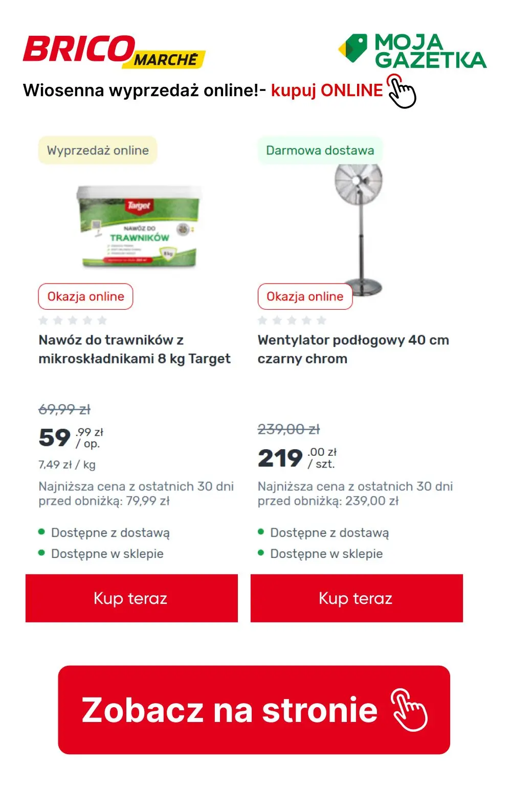 gazetka promocyjna BRICOMARCHE Wiosenna wyprzedaż online! - Strona 2