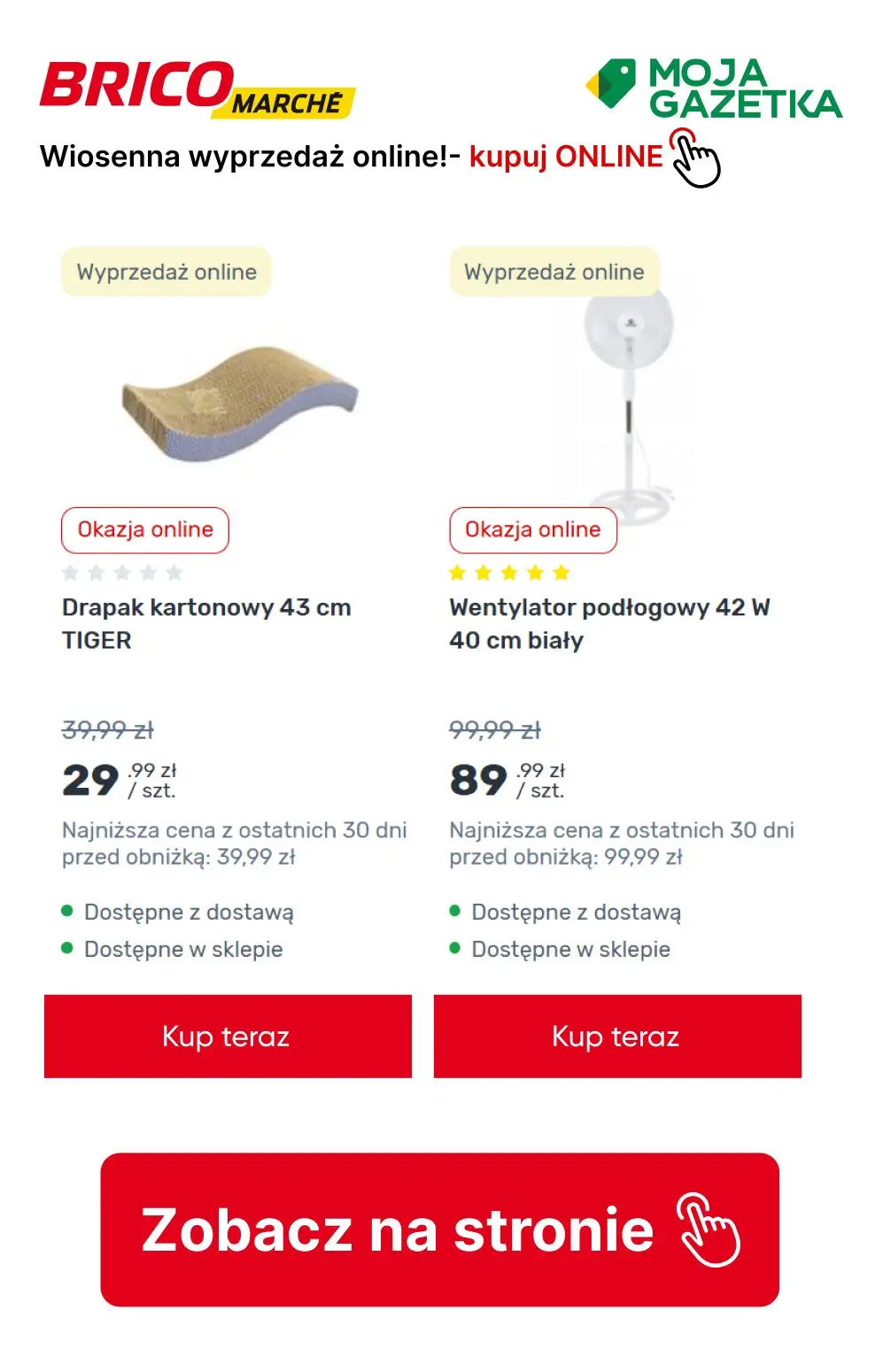 gazetka promocyjna BRICOMARCHE Wiosenna wyprzedaż online! - Strona 3