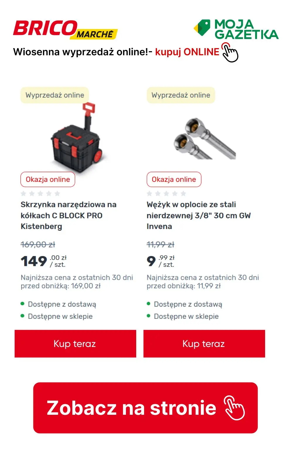 gazetka promocyjna BRICOMARCHE Wiosenna wyprzedaż online! - Strona 4