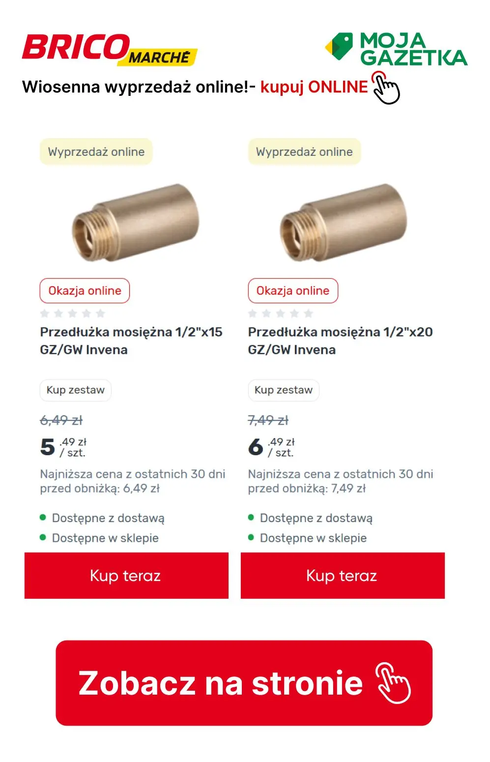 gazetka promocyjna BRICOMARCHE Wiosenna wyprzedaż online! - Strona 6