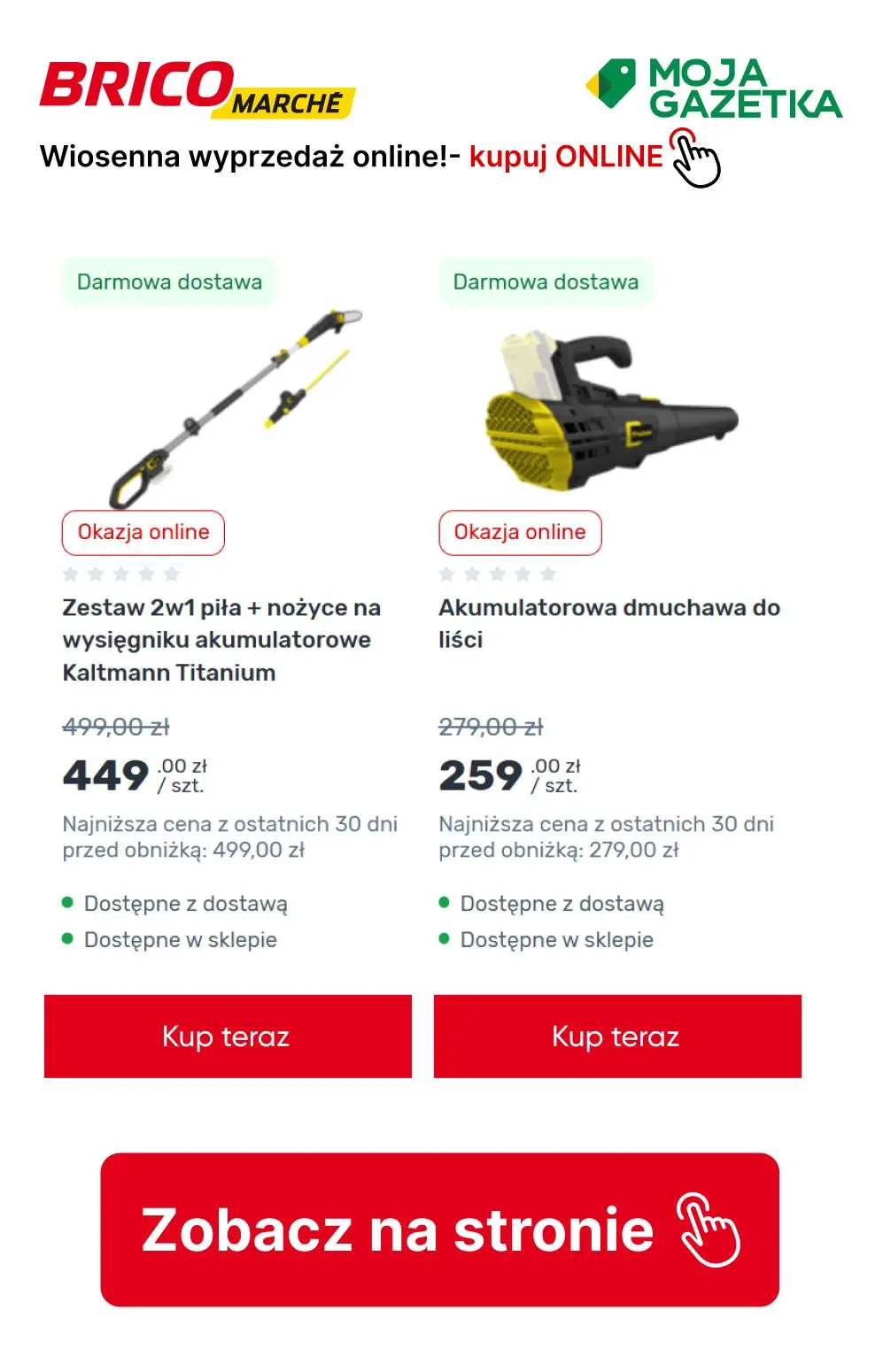 gazetka promocyjna BRICOMARCHE Wiosenna wyprzedaż online! - Strona 8