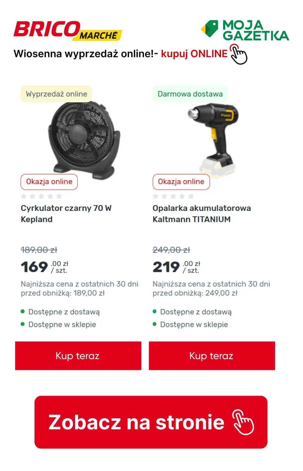 gazetka promocyjna BRICOMARCHE Wiosenna wyprzedaż online! - Strona 10