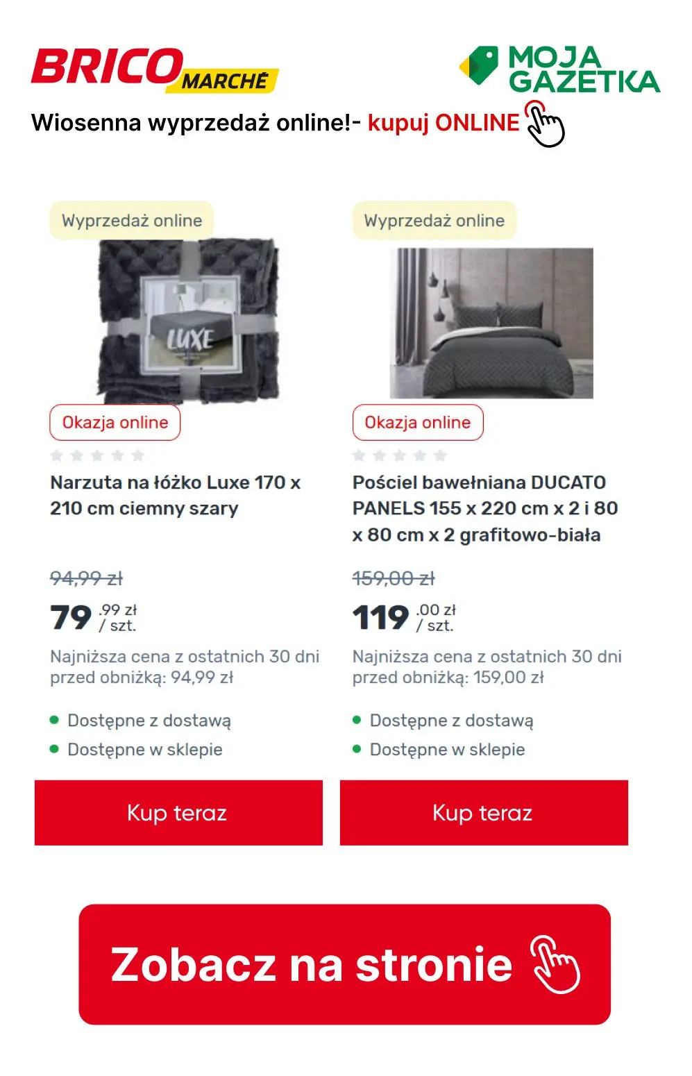 gazetka promocyjna BRICOMARCHE Wiosenna wyprzedaż online! - Strona 12
