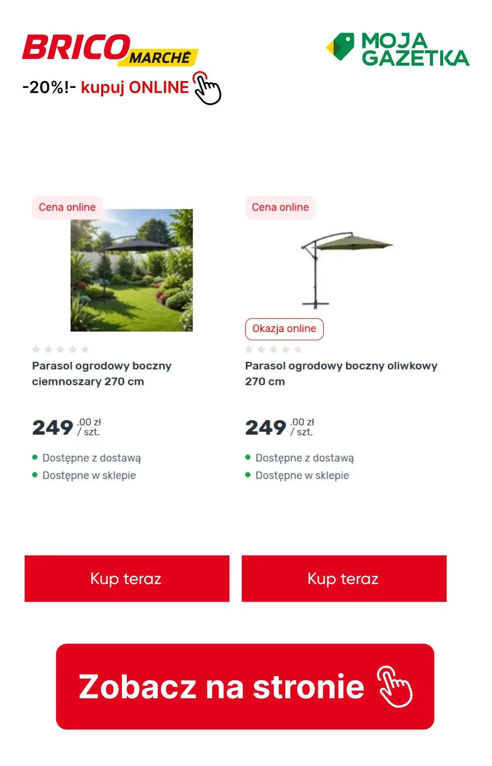 gazetka promocyjna BRICOMARCHE Rabat 20% na meble ogrodowe i grille oraz sprzęt zmechanizowany - Strona 9