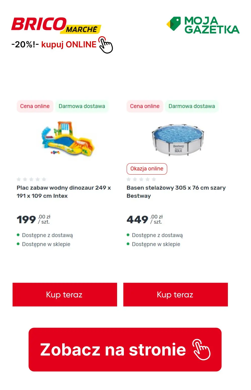 gazetka promocyjna BRICOMARCHE Rabat 20% na meble ogrodowe i grille oraz sprzęt zmechanizowany - Strona 12