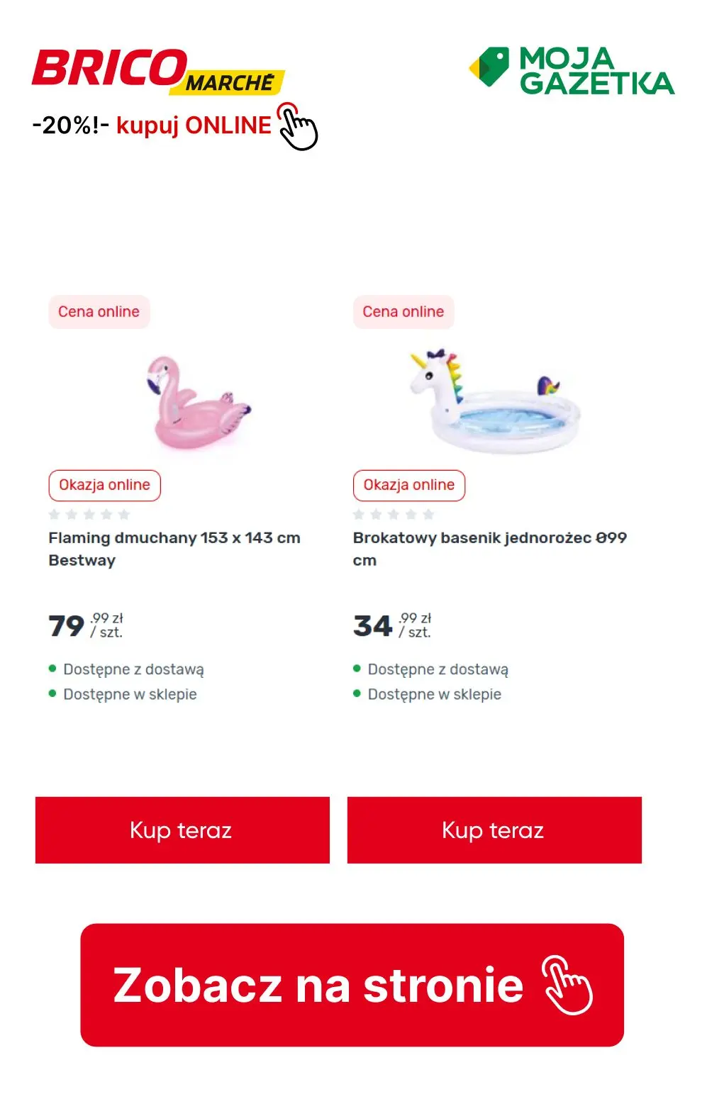 gazetka promocyjna BRICOMARCHE Rabat 20% na meble ogrodowe i grille oraz sprzęt zmechanizowany - Strona 13
