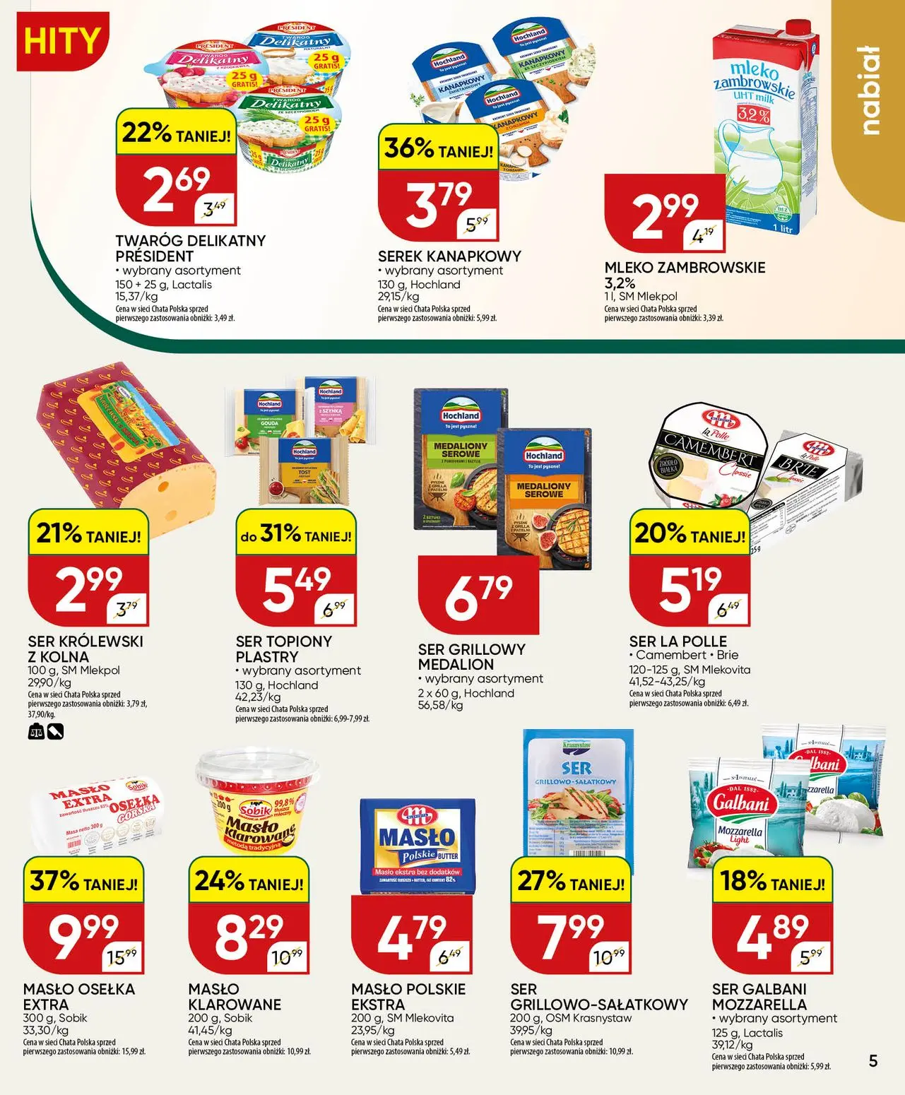 gazetka promocyjna Chata Polska  - Strona 5