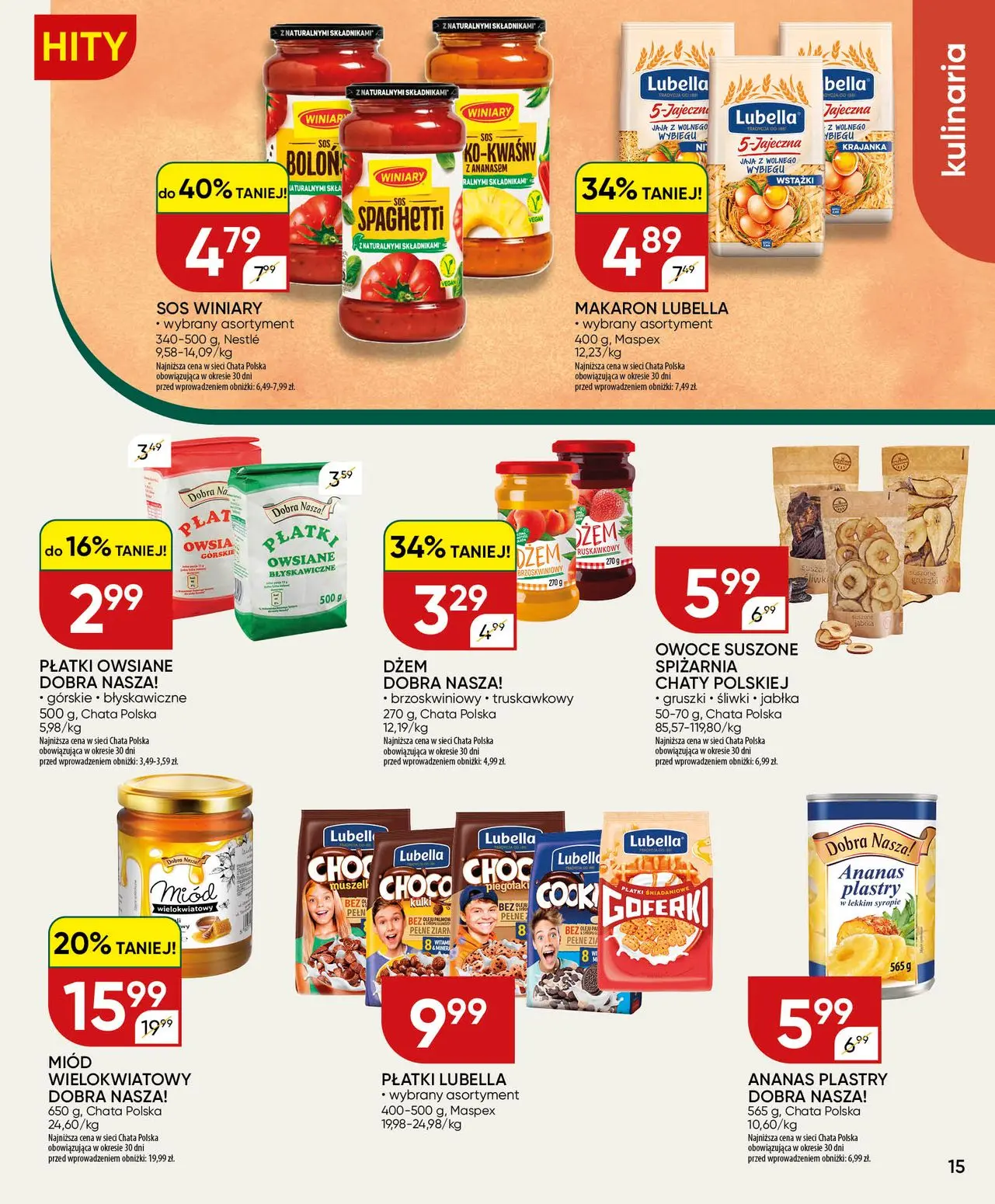gazetka promocyjna Chata Polska  - Strona 15