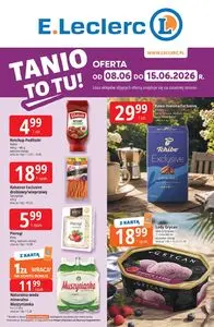 Gazetka promocyjna E.Leclerc, ważna od 2026-06-08 do 2026-06-15.