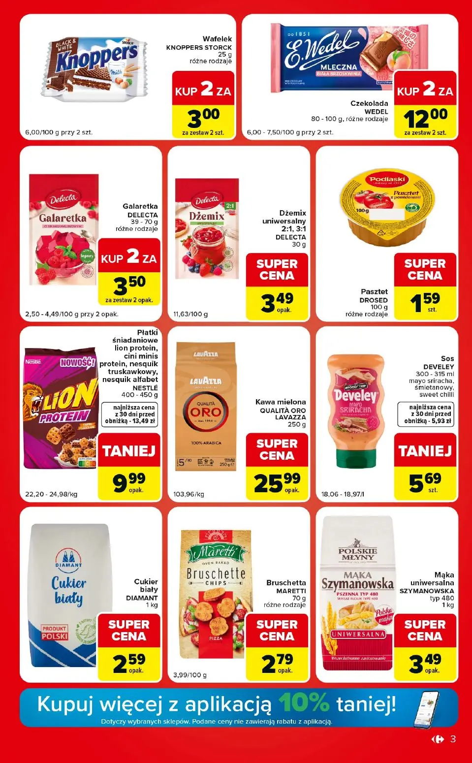 gazetka promocyjna Carrefour Market W sumie ekspresowe zakupy - Strona 3
