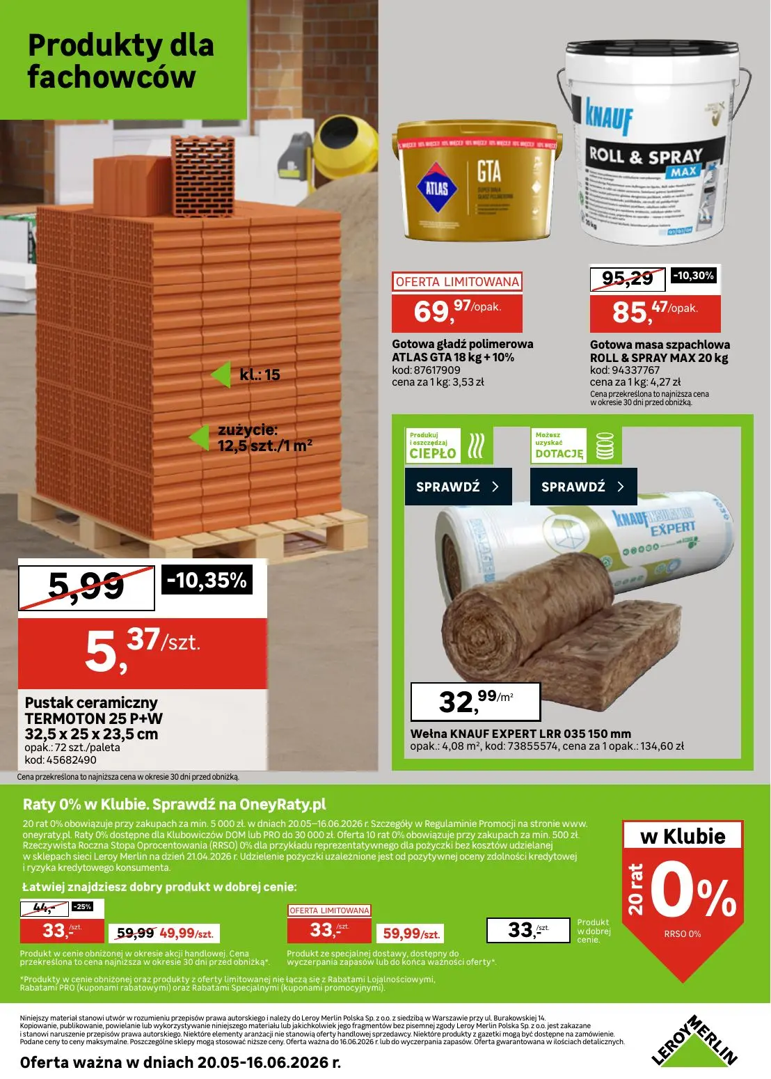 gazetka promocyjna Leroy Merlin Czas na remont i ogród - Strona 40