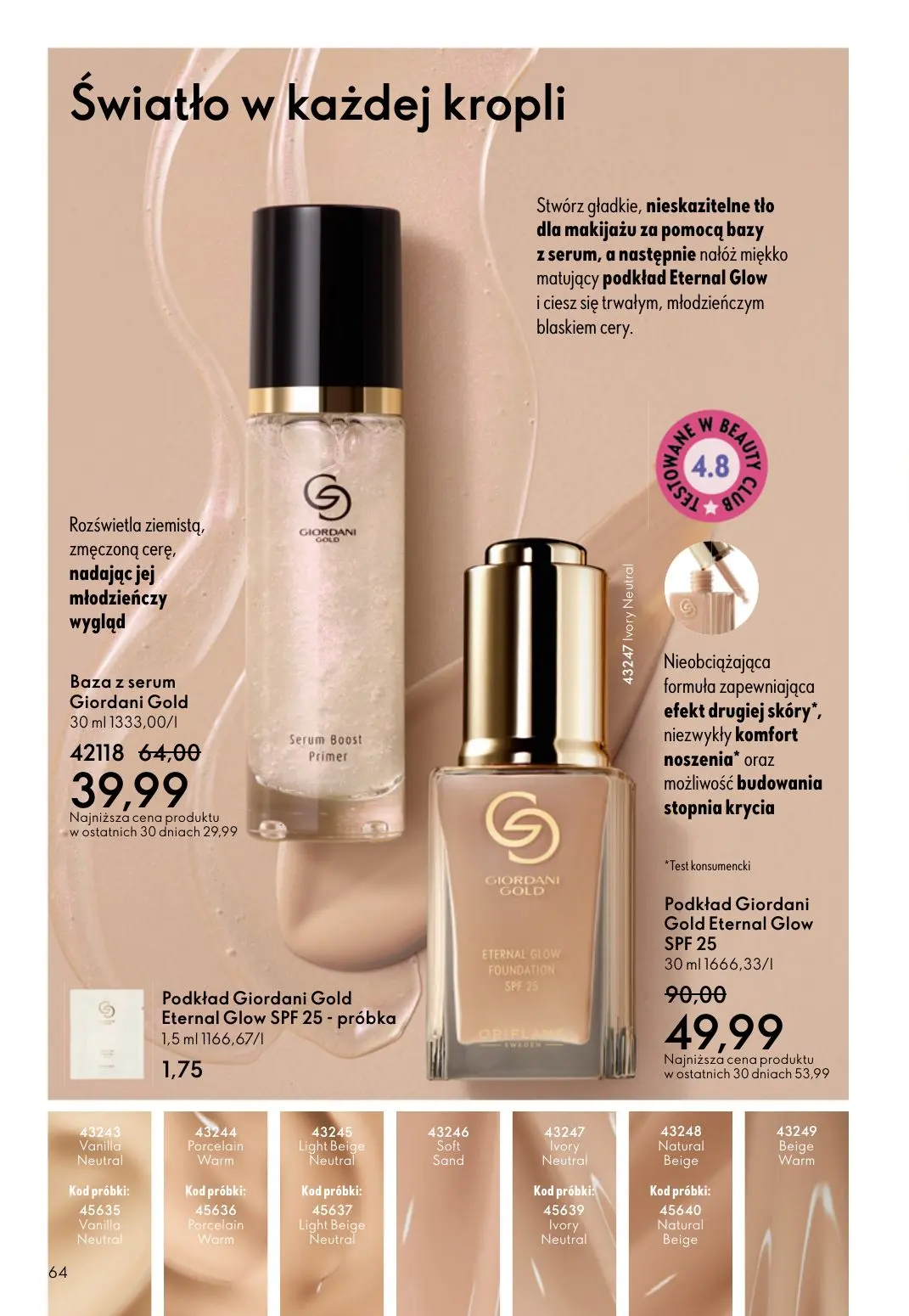gazetka promocyjna ORIFLAME Słoneczne podróże - Strona 64