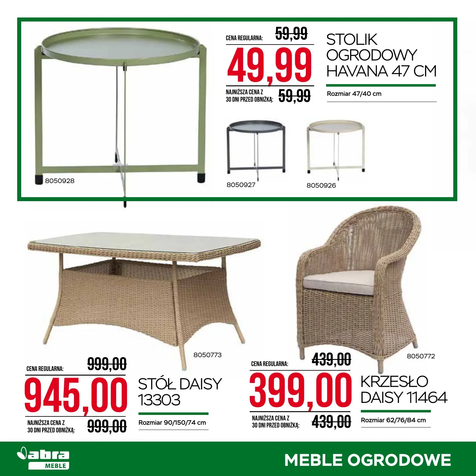 gazetka promocyjna abra meble Meble ogrodowe - Strona 12