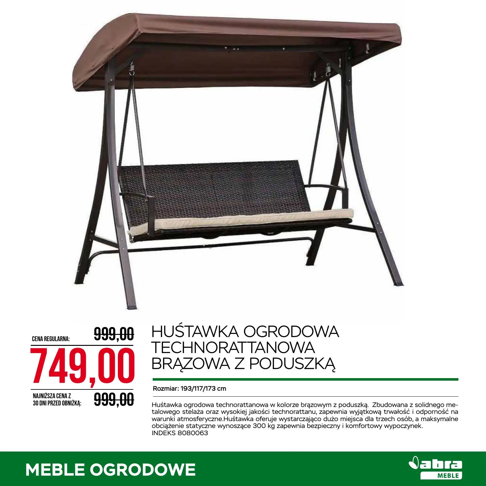 gazetka promocyjna abra meble Meble ogrodowe - Strona 19
