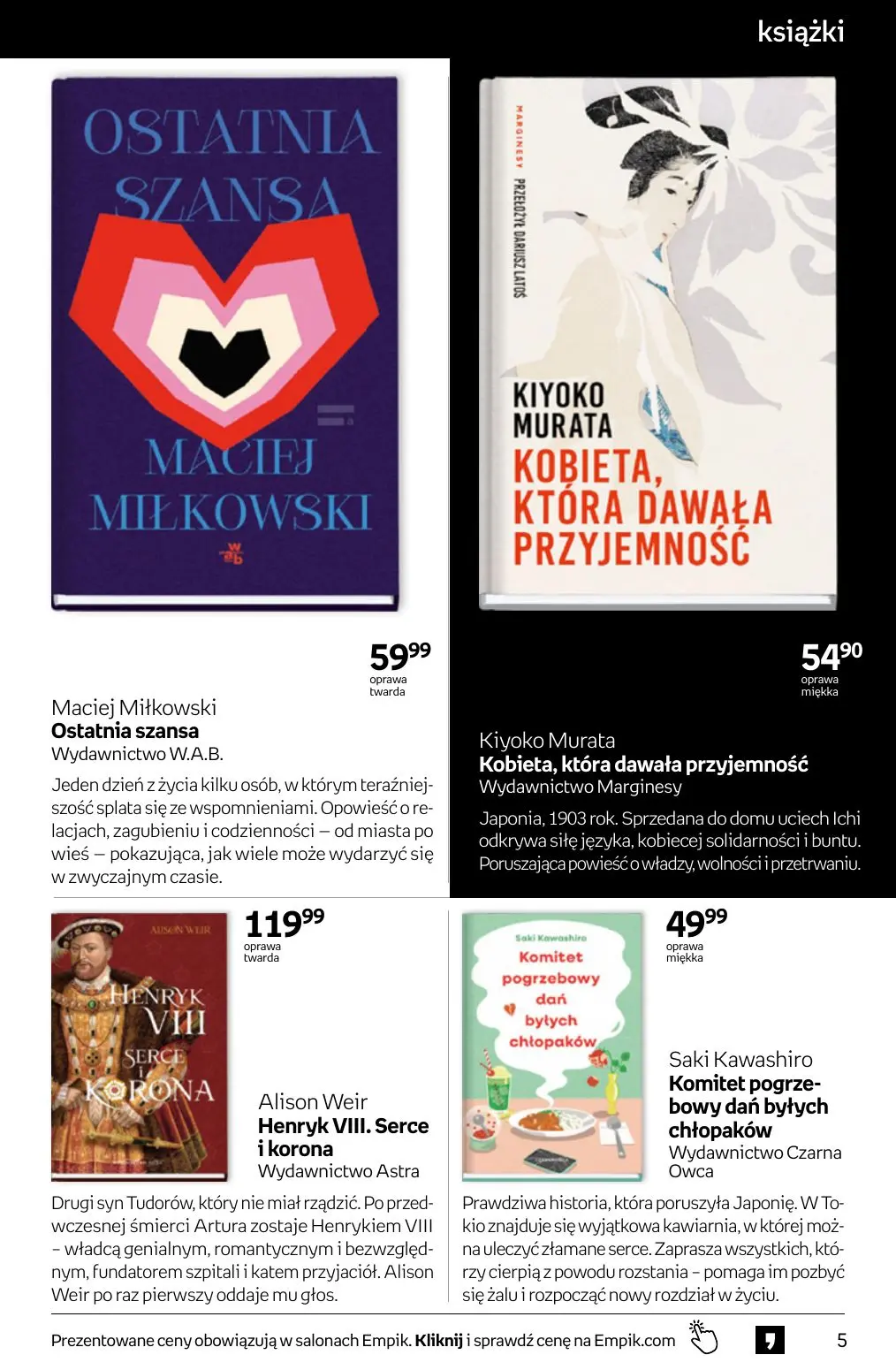 gazetka promocyjna Empik Tom kultury - Strona 5