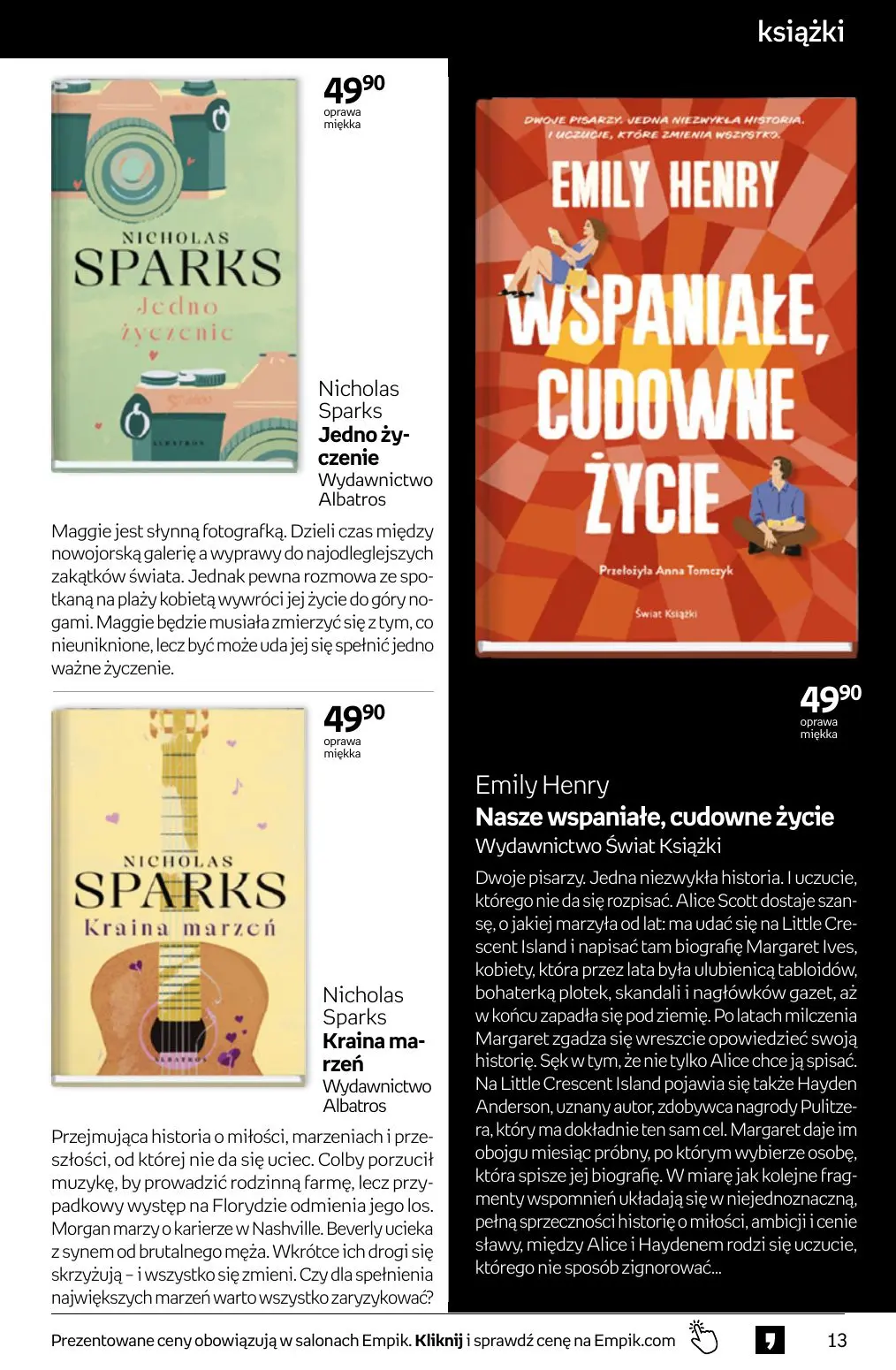 gazetka promocyjna Empik Tom kultury - Strona 13