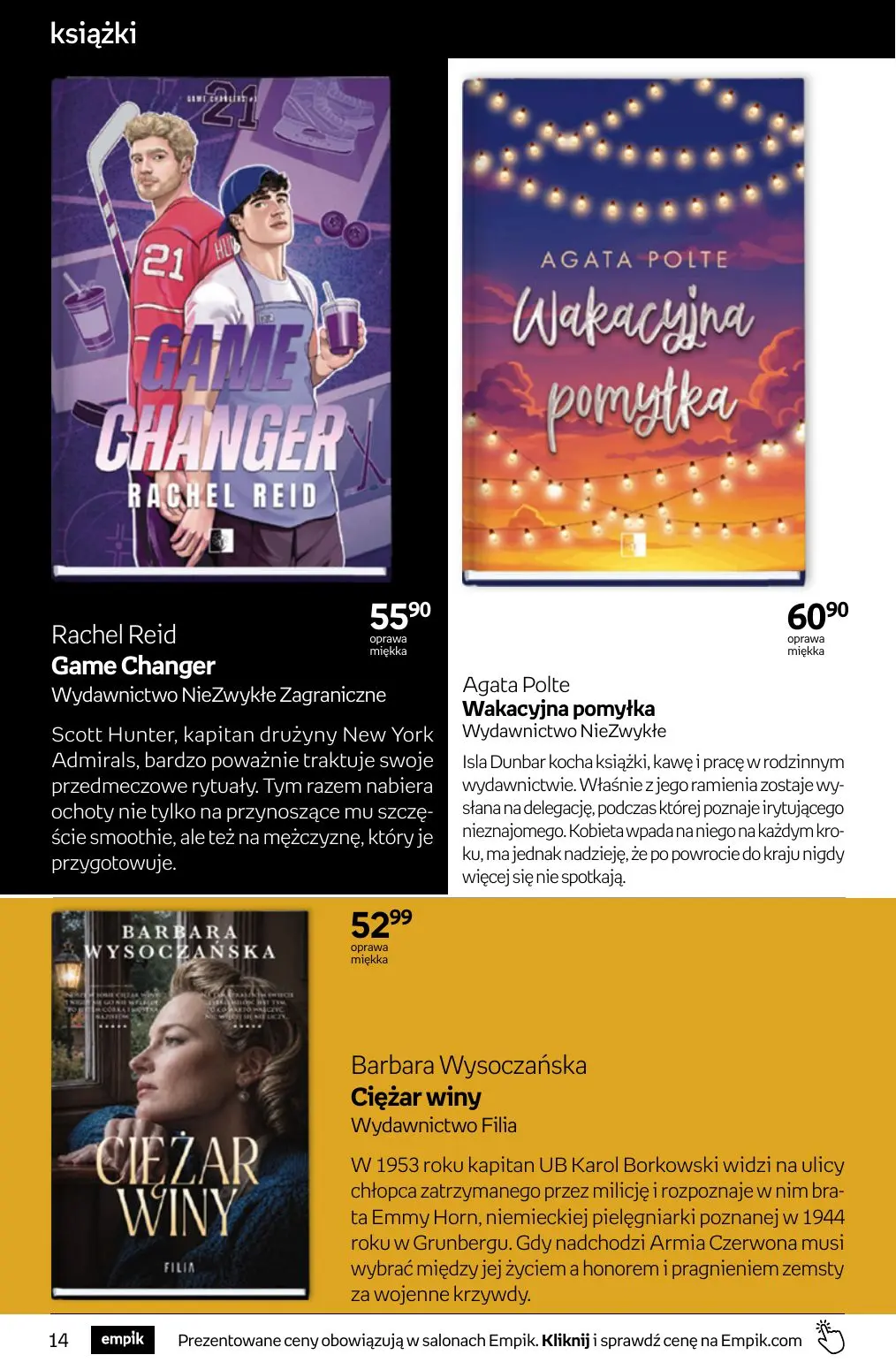 gazetka promocyjna Empik Tom kultury - Strona 14