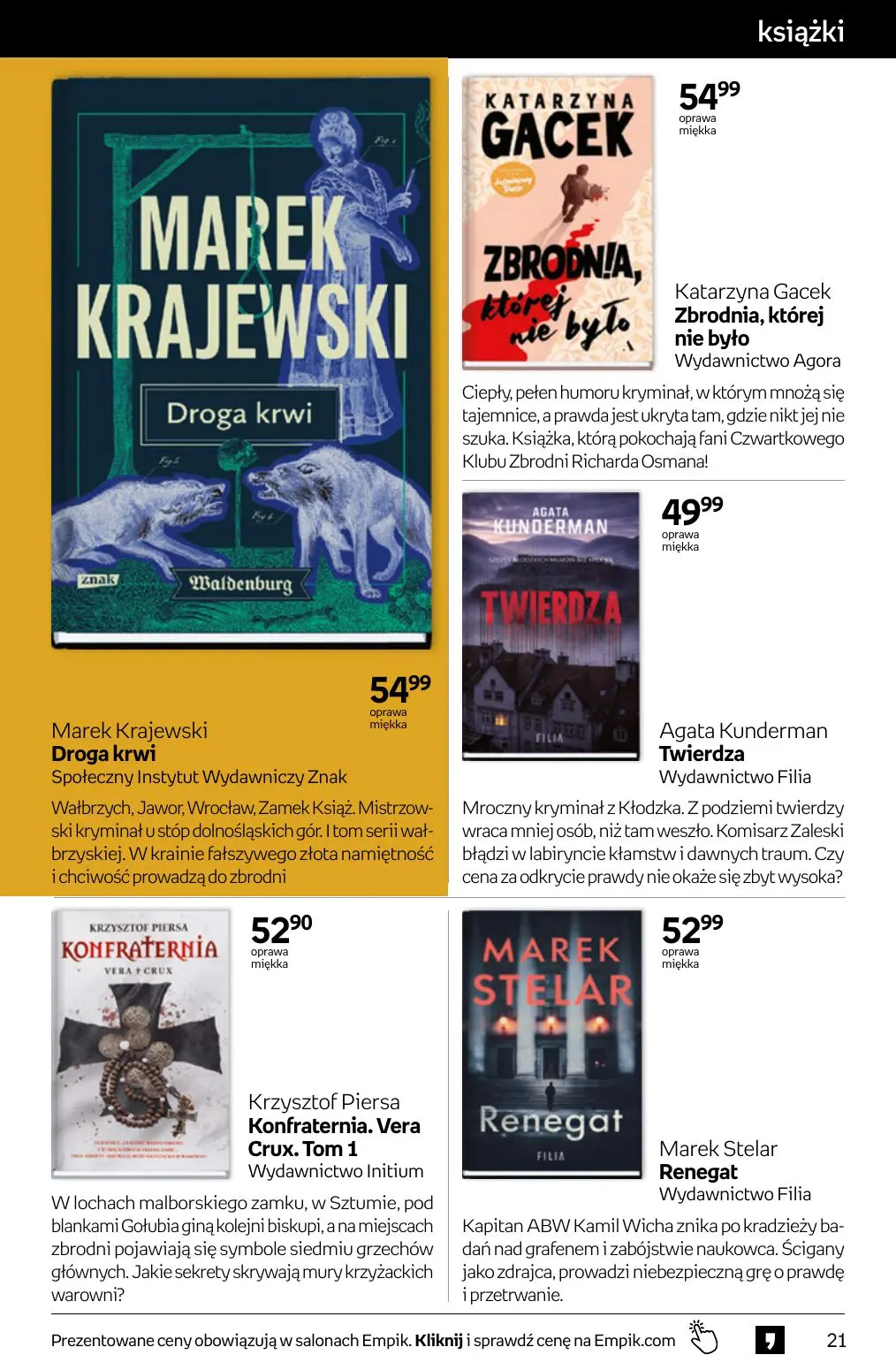 gazetka promocyjna Empik Tom kultury - Strona 21