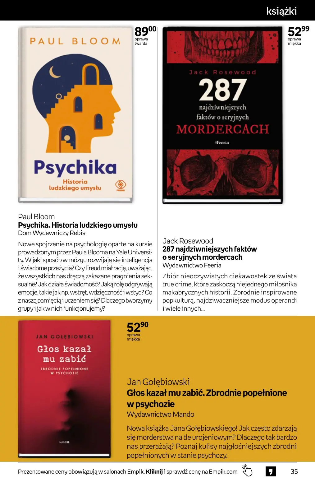 gazetka promocyjna Empik Tom kultury - Strona 35
